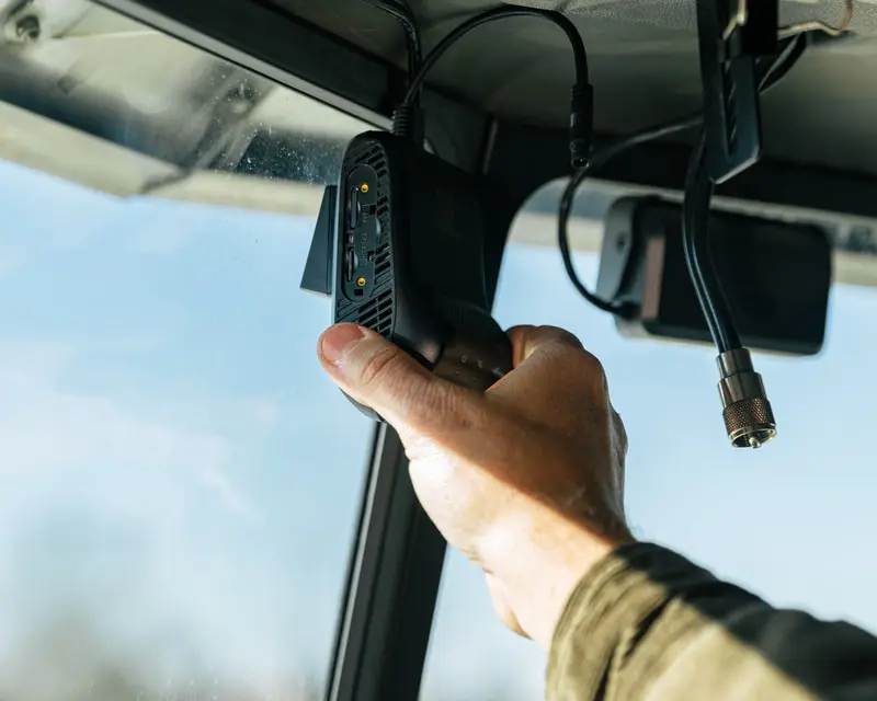 Mounting a BIT Dashcam behind a truck windshield