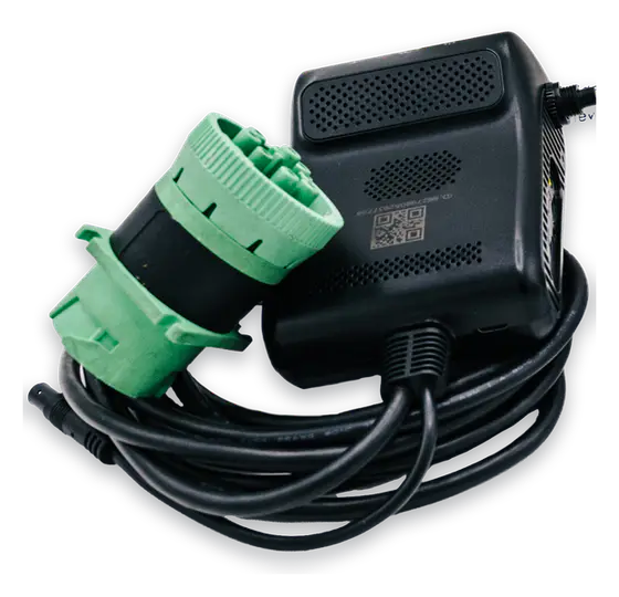 The BIT Dashcam with its 9-pin cable