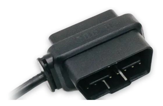 The Dashcam ELD's OBD-II plug